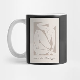 Henri Matisse Blue nude inspired, Neutral art Mug